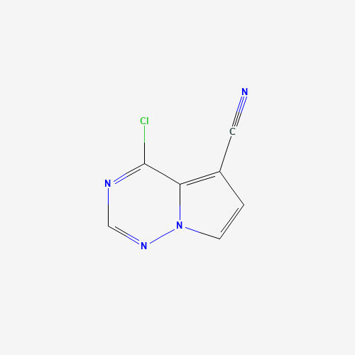 4-Chloropyrrolo[2,1-f][1,2,4]triazine-5-carbonitrile (CAS: 1263286-52-7) - Related Chemical Product