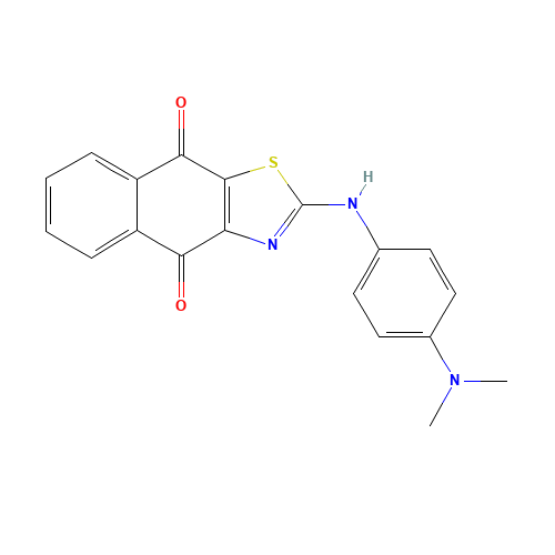 2-(4-(Dimethylamino)phenylamino)naphtho[2,3-d]thiazole-4,9-dione (CAS: 220333-08-4) - Related Chemical Product