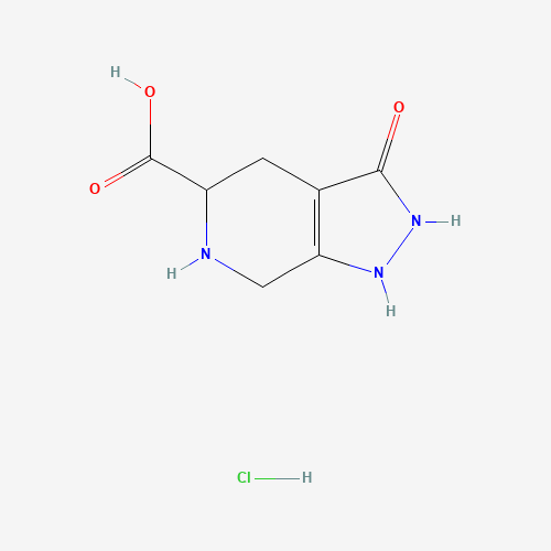 3-Hydroxy-4,5,6,7-tetrahydro-2H-pyrazolo-[3,4-c]pyridine-5-carboxylic acid hydrochloride (CAS: 1313739-01-3) - Related Chemical Product