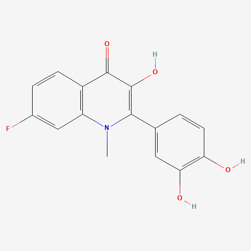 2-(3,4-Dihydroxyphenyl)-7-fluoro-3-hydroxy-1-methylquinolin-4(1H)-one (CAS: 1313739-02-4) - Related Chemical Product