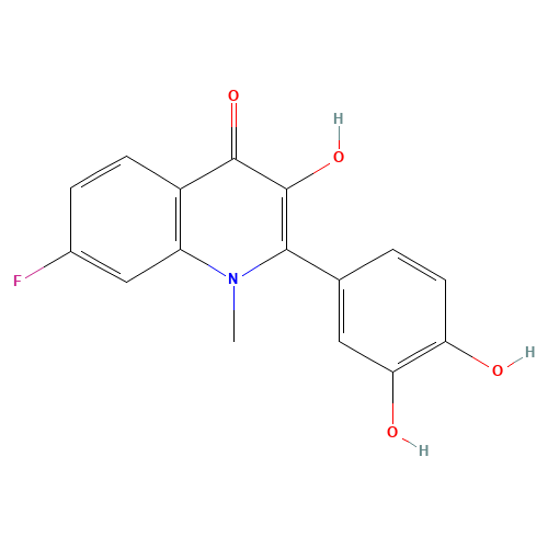 2-(3,4-Dihydroxyphenyl)-7-fluoro-3-hydroxy-1-methylquinolin-4(1H)-one (CAS: 1313739-02-4) - Related Chemical Product