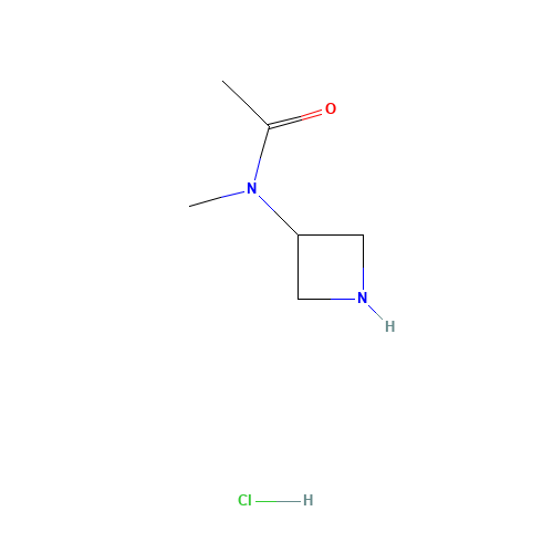 N-(Azetidin-3-yl)-N-methylacetamide hydrochloride (CAS: 935668-15-8) - Chemical Structure and Molecular Formula 
