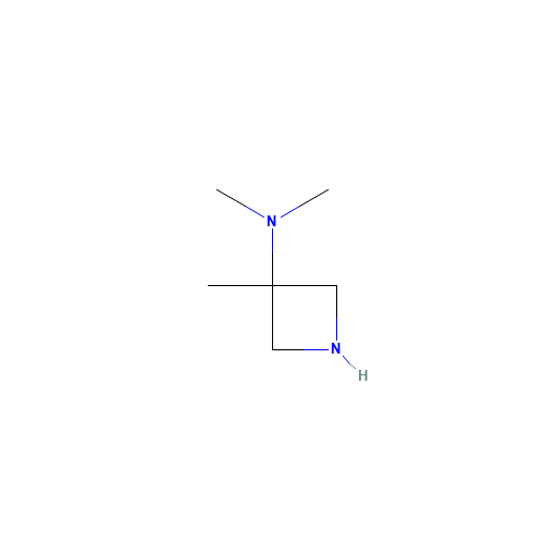 N,N,3-Trimethylazetidin-3-amine (CAS: 149696-13-9) - Chemical Structure and Molecular Formula 
