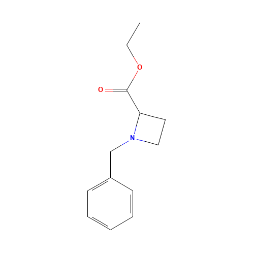 Ethyl 1-benzylazetidine-2-carboxylate (CAS: 54773-11-4) - Chemical Structure and Molecular Formula 