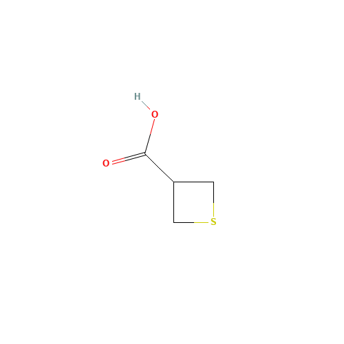 Thietane-3-carboxylic acid (CAS: 765-55-9) - Chemical Structure and Molecular Formula 