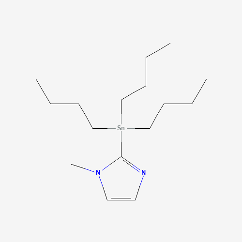 1-Methyl-2-(tributylstannyl)imidazole (CAS: 105494-69-7) - Chemical Structure and Molecular Formula 