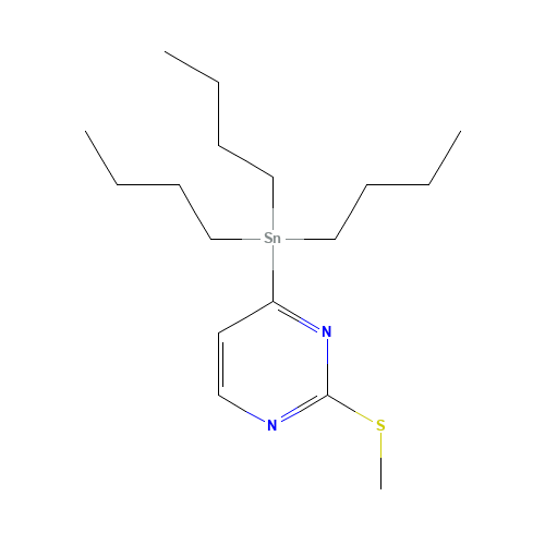 2-(Methylthio)-4-(tributylstannyl)pyrimidine (CAS: 123061-49-4) - Related Chemical Product