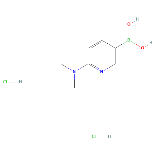 2-(N,N-Dimethylamino)pyridine-5-boronic acid dihydrochloride (CAS: 265664-54-8) - Related Chemical Product