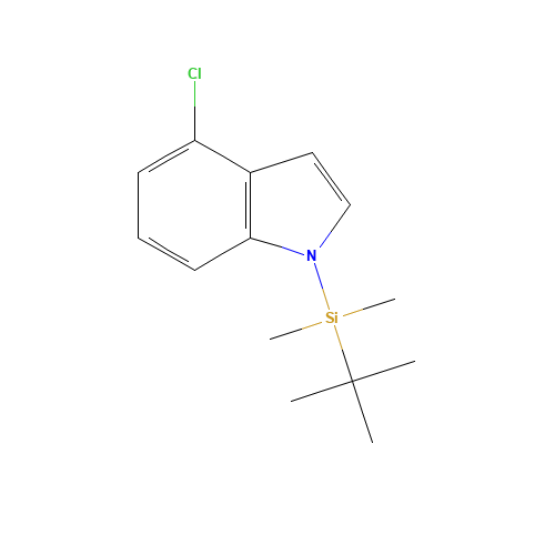 4-Chloro-N-(tert-butyldimethylsilyl)indole (CAS: 412048-45-4) - Related Chemical Product