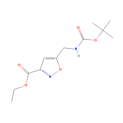 Ethyl 5-(N-Boc)aminomethylisoxazole-3-carboxylate (CAS: 253196-37-1) - Related Chemical Product