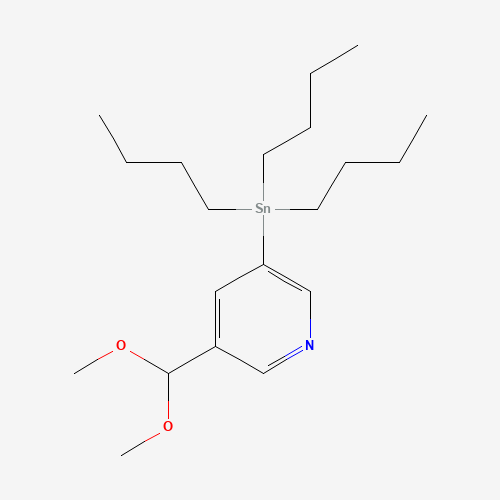 3-Formyl-5-(tributylstannyl)-pyridine dimethylacetal (CAS: 1264193-67-0) - Related Chemical Product
