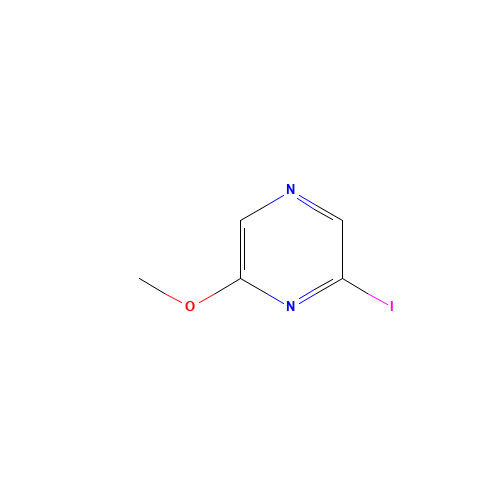 2-Iodo-6-methoxypyrazine (CAS: 58139-03-0) - Chemical Structure and Molecular Formula 