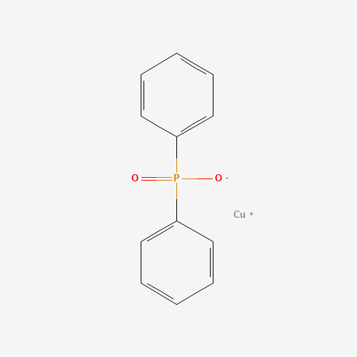 Copper (I) diphenylphosphinate chemical structure Copper (I) diphenylphosphinate (CAS: 1011257-42-3) - Chemical Structure and Molecular Formula