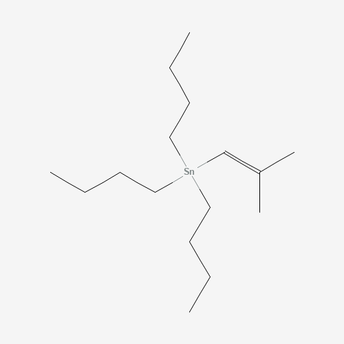 2-Methylpropene-1-tributylstannane (CAS: 66680-86-2) - Chemical Structure and Molecular Formula 