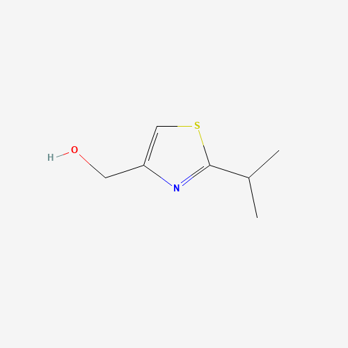 4-(Hydroxymethyl)-2-isopropylthiazole (CAS: 133047-45-7) - Chemical Structure and Molecular Formula 