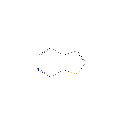 Thieno[2,3-c]pyridine (CAS: 272-12-8) - Chemical Structure and Molecular Formula 