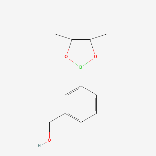 3-(Hydroxymethyl)phenylboronic acid pinacol ester (CAS: 443776-76-9) - Chemical Structure and Molecular Formula 