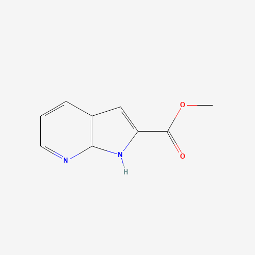 Methyl 7-azaindole-2-carboxylate (CAS: 394223-02-0) - Chemical Structure and Molecular Formula 