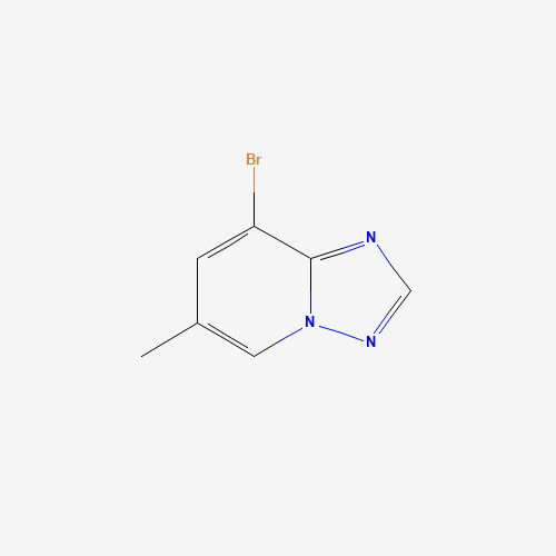 8-Bromo-6-methyl[1,2,4]triazolo[1,5-a]pyridine (CAS: 957062-94-1) - Chemical Structure and Molecular Formula 