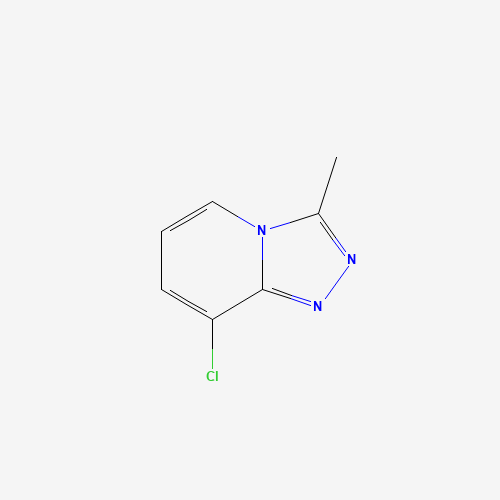 8-Chloro-3-methyl-[1,2,4]triazolo[4,3-a]pyridine (CAS: 929000-42-0) - Chemical Structure and Molecular Formula 