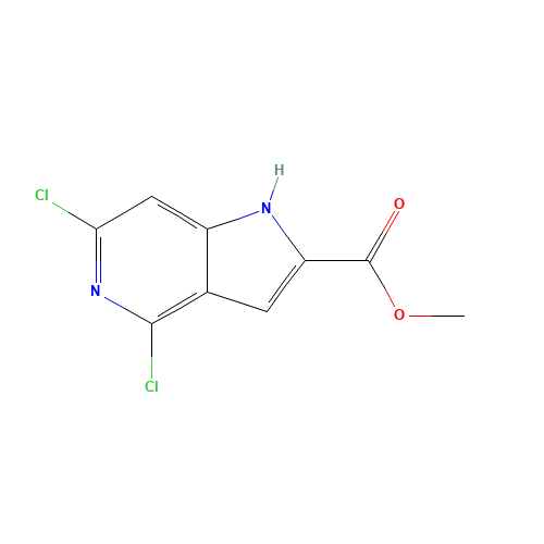 4,6-Dichloro-1H-pyrrolo[3,2-c]pyridine-2-carboxylic acid methyl ester (CAS: 871583-20-9) - Related Chemical Product