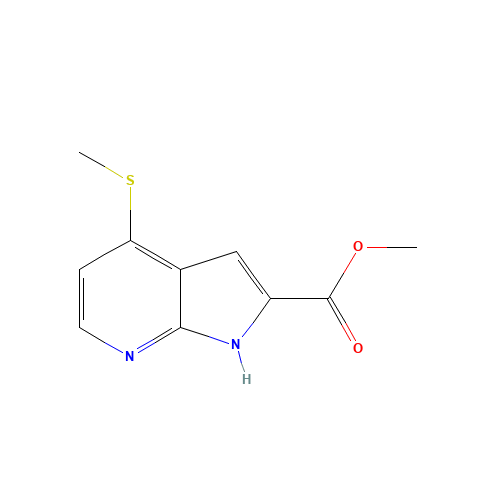 Methyl 4-methylsulfanyl-7-azaindole-2-carboxylate (CAS: 688356-75-4) - Related Chemical Product