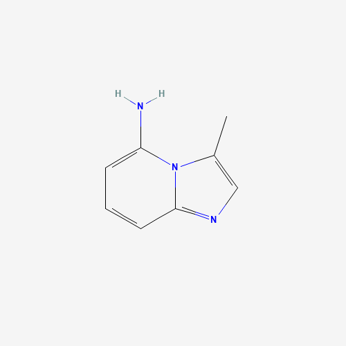 5-Amino-3-methylimidazo[1,2-a]pyridine (CAS: 74420-50-1) - Chemical Structure and Molecular Formula 