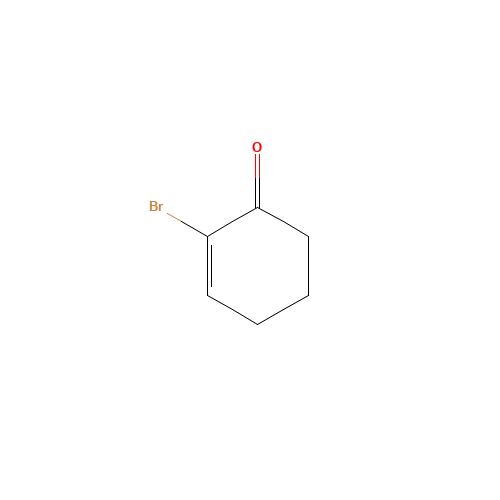 2-Bromocyclohex-2-en-1-one (CAS: 50870-61-6) - Chemical Structure and Molecular Formula 