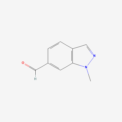 1-Methyl-1H-indazole-6-carboxaldehyde (CAS: 1092351-51-3) - Chemical Structure and Molecular Formula 