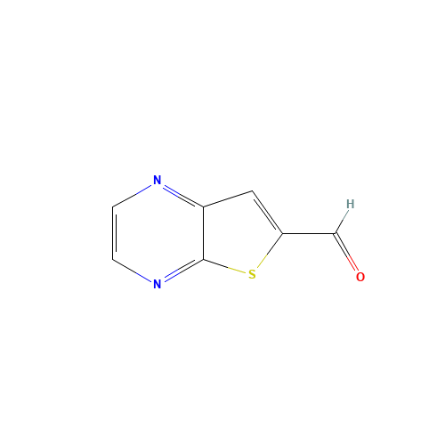 Thieno[2,3-b]pyrazine-6-carboxaldehyde (CAS: 857283-69-3) - Related Chemical Product