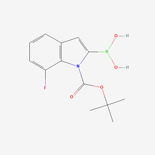 N-(Boc)-7-fluoroindole-2-boronic acid (CAS: 1000068-65-4) - Related Chemical Product
