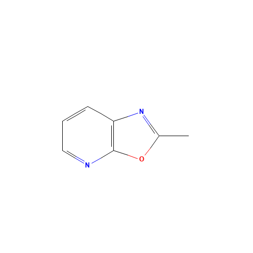 2-Methyloxazolo[5,4-b]pyridine (CAS: 91813-42-2) - Chemical Structure and Molecular Formula 