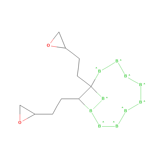 1,2-Bis(epoxybutyl)carborane (CAS: 28065-46-5) - Chemical Structure and Molecular Formula 