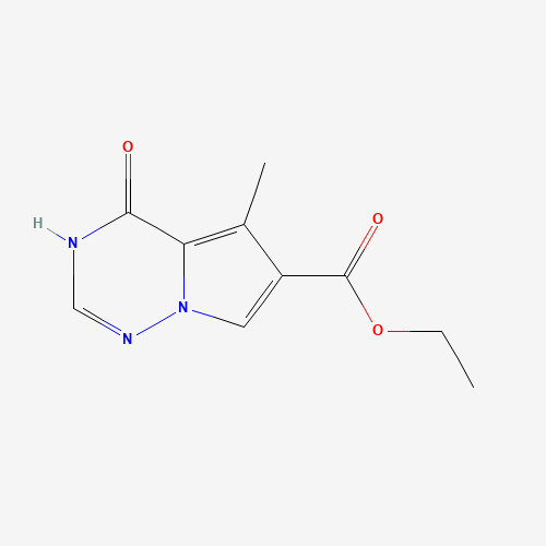 Ethyl 5-methyl-4-oxo-3,4-dihydropyrrolo-[1,2-f][1,2,4]triazine-6-carboxylate (CAS: 427878-70-4) - Related Chemical Product