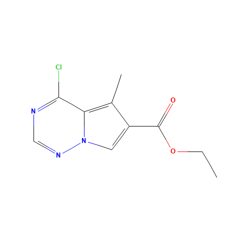 Ethyl 4-chloro-5-methylpyrrolo[1,2-f][1,2,4]triazine-6-carboxylate (CAS: 427878-41-9) - Related Chemical Product