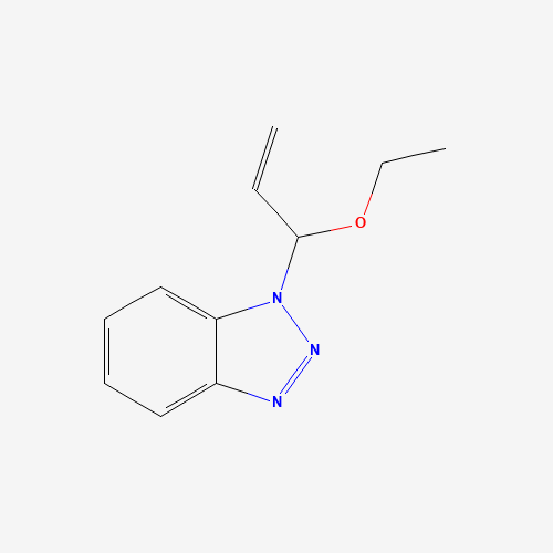 1-(1-Ethoxyallyl)-1H-benzotriazole (CAS: 161607-20-1) - Chemical Structure and Molecular Formula 