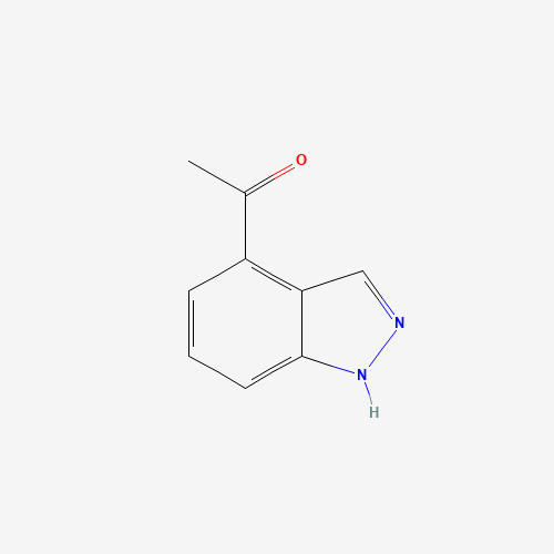 1-(1H-Indazol-4-yl)ethanone (CAS: 1159511-21-3) - Chemical Structure and Molecular Formula 