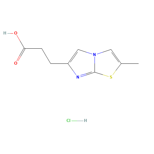 3-(2-Methylimidazo[2,1-b]thiazol-6-yl)propanoic acid hydrochloride (CAS: 1187830-75-6) - Related Chemical Product