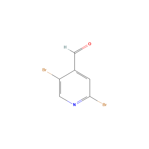 2,5-Dibromopyridine-4-carboxaldehyde (CAS: 959244-28-1) - Chemical Structure and Molecular Formula 
