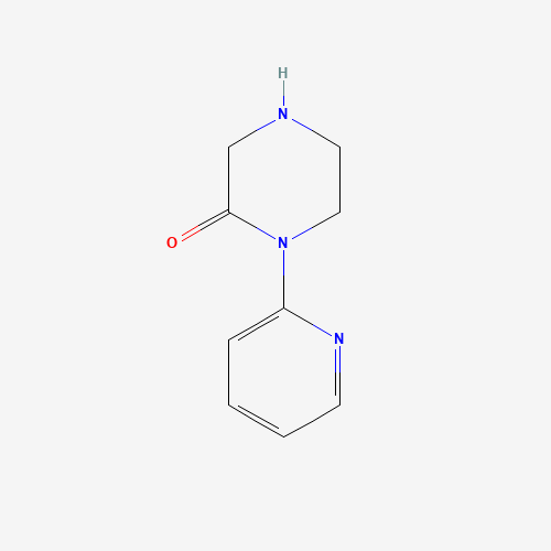 1-Pyridin-2-yl-piperazin-2-one dihydrochloride (CAS: 345310-98-7) - Chemical Structure and Molecular Formula 