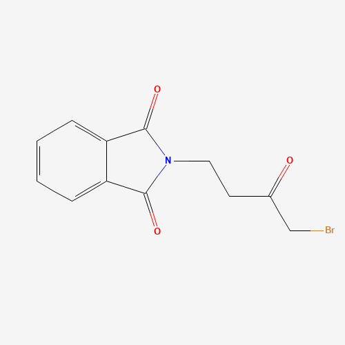 1-Bromo-4-N-phthalimido-2-butanone (CAS: 51132-00-4) - Chemical Structure and Molecular Formula 