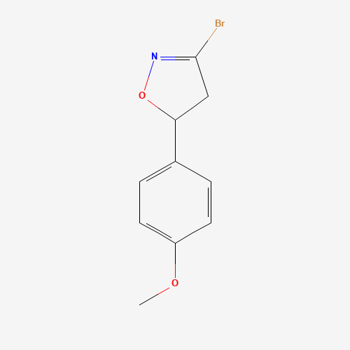 3-Bromo-5-(4-methoxyphenyl)-4,5-dihydroisoxazole (CAS: 1120215-02-2) - Related Chemical Product