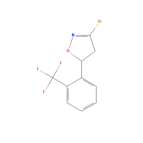 3-Bromo-5-(2-trifluoromethylphenyl)-4,5-dihydroisoxazole (CAS: 1120215-04-4) - Related Chemical Product
