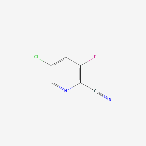 5-Chloro-3-fluoropyridine-2-carbonitrile (CAS: 207994-11-4) - Chemical Structure and Molecular Formula 
