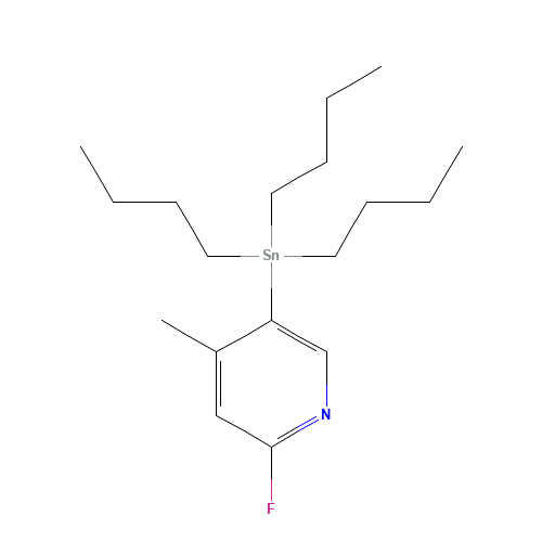2-Fluoro-4-methyl-5-(tributylstannyl)pyridine (CAS: 1245816-06-1) - Related Chemical Product