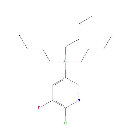 2-Chloro-3-fluoro-5-(tributylstannyl)pyridine (CAS: 405556-97-0) - Related Chemical Product