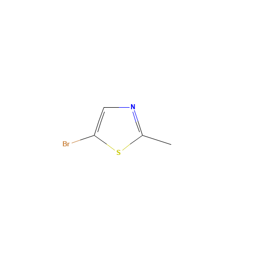 5-Bromo-2-methylthiazole (CAS: 57268-16-3) - Chemical Structure and Molecular Formula 