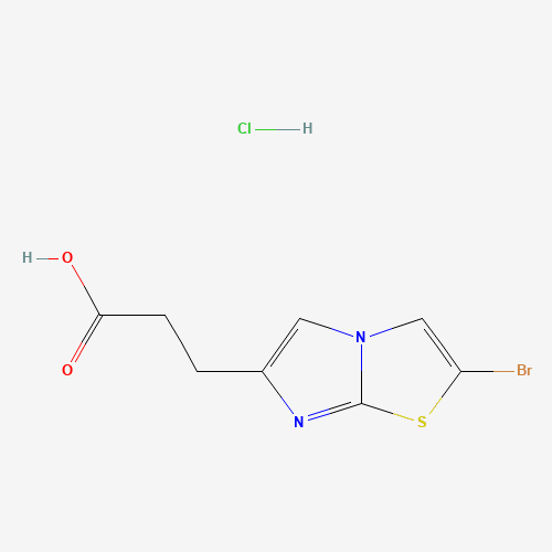 3-(2-Bromoimidazo[2,1-b]thiazol-6-yl)propanoic acid hydrochloride (CAS: 1187830-80-3) - Related Chemical Product