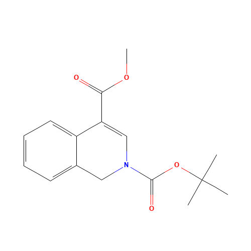 1H-Isoquinoline-2,4-dicarboxylic acid 2-tert-butyl ester 4-methyl ester (CAS: 1187830-86-9) - Chemical Structure and Molecular Formula 