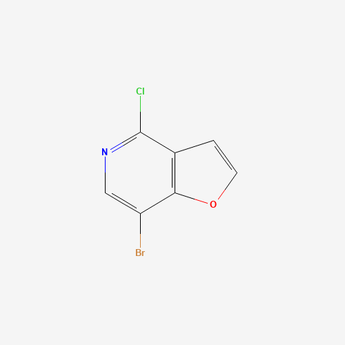 7-Bromo-4-chlorofuro[3,2-c]pyridine (CAS: 1105187-43-6) - Chemical Structure and Molecular Formula 